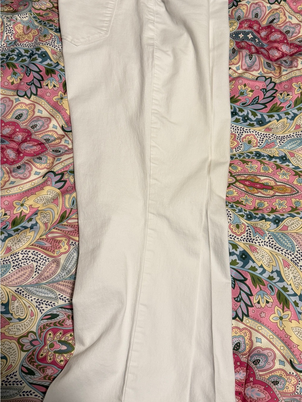 Nicole Miller White Cropped Ankle Jeans